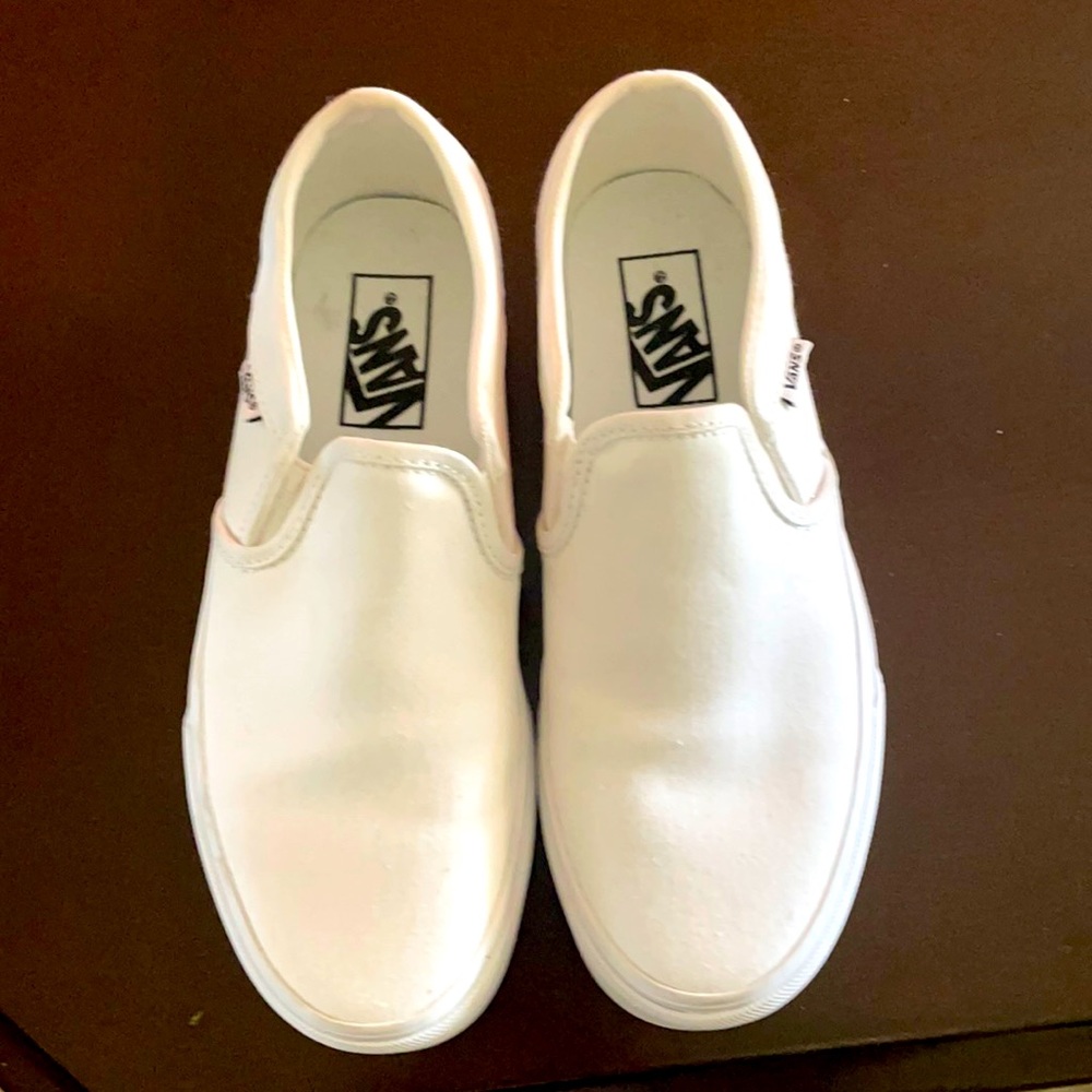 Vans Slip on‘s white size 7